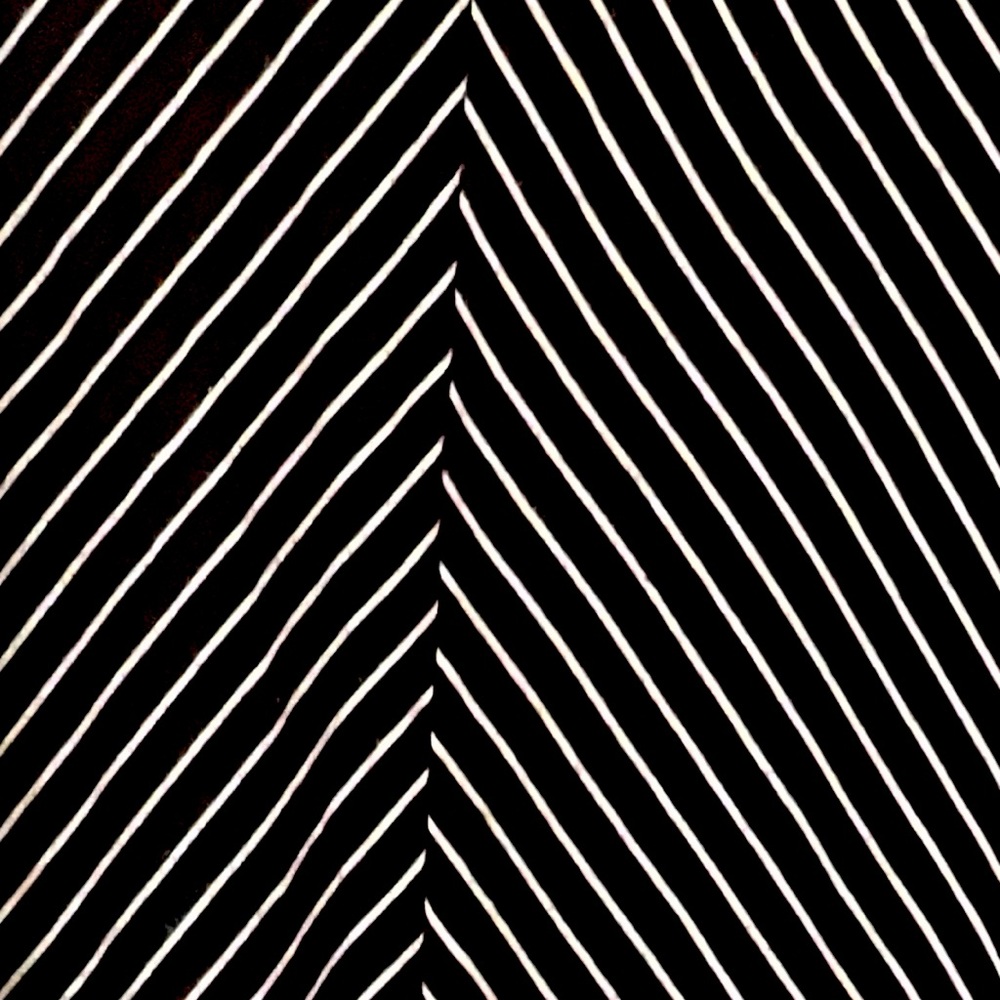 Black and white stripe dress.